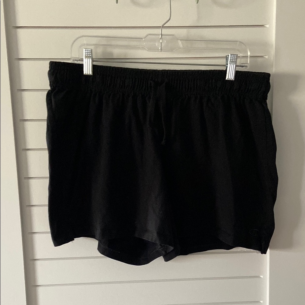 Champion Black Shorts Size 2XL